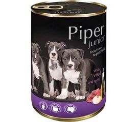 DOLINA NOTECI PIPER JUNIOR WITH VEAL AND APPLE - WET DOG FOOD - 400G