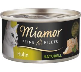 MIAMOR FEINE FILETS NATURELL CHICKEN - WET CAT FOOD - 80G