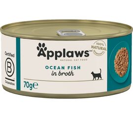 APPLAWS OCEAN FISH IN BROTH - WET CAT FOOD - 70G