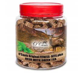 O'CANIS FITNESS-BITS PLUS DEER WITH GREEN TEA - DOG TREAT - 400G
