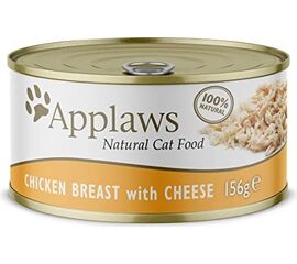 APPLAWS NATURAL CAT FOOD CHICKEN BREAST WITH CHEESE - WET CAT FOOD - 156G