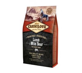 CARNILOVE ADULT LAMB AND WILD BOAR - DRY DOG FOOD - 4KG