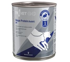 TROVET UNIQUE PROTEIN UPR RABBIT - WET FOOD FOR DOGS AND CATS - 800G