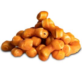 HILTON DENTAL BONES COVERED IN CHICKEN - DOG TREAT - 500G