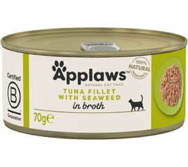 APPLAWS TUNA FILLET WITH SEAWEED IN BROTH - WET CAT FOOD - 70G