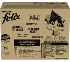 PURINA NESTLE PURINA FELIX COUNTRYSIDE SELECTION - WET CAT FOOD - 120X85G