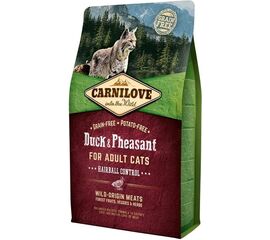 CARNILOVE CAT DUCK & PHEASANT HAIRBALL CONTROL 2KG