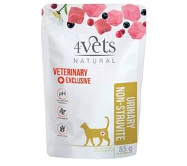 4VETS NATURAL URINARY NON-STRUVITE - WET CAT FOOD - 85G