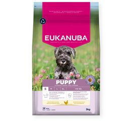 EUKANUBA PUPPY SMALL RICH IN CHICKEN - DRY DOG FOOD - 3KG
