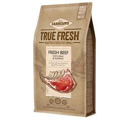 CARNILOVE TRUE FRESH DOG ADULT BEEF WITH PEAS AND PUMPKIN - DRY DOG FOOD - 1,4KG