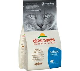 ALMO NATURE HOLISTIC STERILISED SALMON - DRY CAT FOOD - 2KG