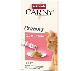 ANIMONDA CARNY SALMON WITH TAURINE - CAT TREATS - 6 X 15G