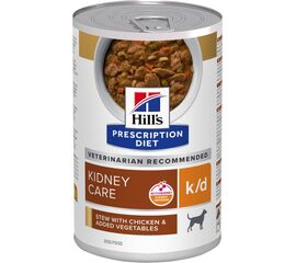 HILL'S PRESCRIPTION DIET CANINE K/D WET DOG FOOD CHICKEN STEW 354 G