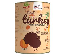SYTA MICHA CHEF TURKEY WITH VEGETABLES JUNIOR - WET DOG FOOD - 400G