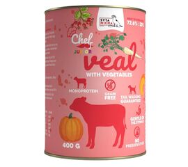 SYTA MICHA CHEF VEAL WITH VEGETABLES JUNIOR - WET DOG FOOD - 400G