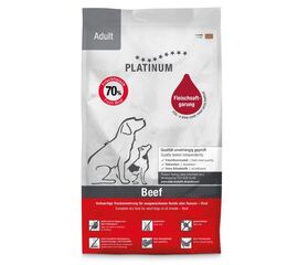 PLATINUM ADULT BEEF - SEMI-MOIST DOG FOOD - 1,5KG