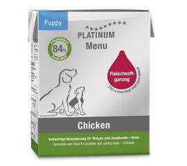 PLATINUM MENU PUPPY CHICKEN - WET DOG FOOD - 375G