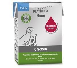 PLATINUM MENU PUPPY CHICKEN - WET DOG FOOD - 185G