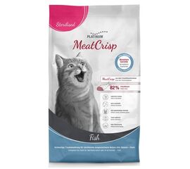 PLATINUM MEATCRISP STERILISED FISH - DRY CAT FOOD - 1,5KG