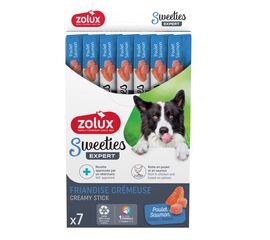 ZOLUX SWEETIES WITH SALMON AND CHICKEN - DOG TREAT - 7X14G