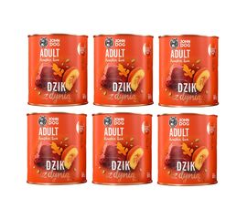 JOHN DOG PUMPKIN ADULT BOAR WITH PUMPKIN - WET DOG FOOD - 6X800G
