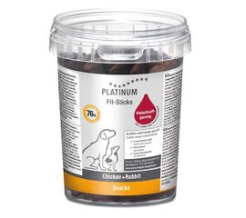 PLATINUM FIT-STICKS CHICKEN+RABBIT - DOG TREAT - 300G