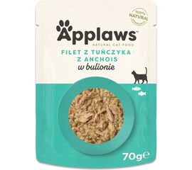 APPLAWS NATURAL CAT FOOD TUNA AND WHOLE ANCHOVY - WET CAT FOOD - 70G