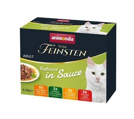 ANIMONDA VOM FEINSTEN ADULT RAFFINESSE IN SAUCE - WET CAT FOOD - 8X85G