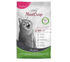 PLATINUM MEATCRISP STERILISED CHICKEN - DRY CAT FOOD - 3KG