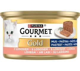 PURINA NESTLE PURINA GOURMET GOLD MOUSSE WITH SALMON - WET CAT FOOD - 85G