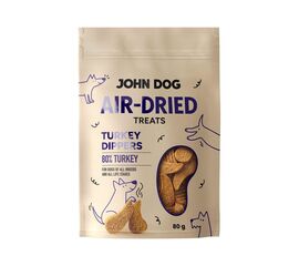 JOHN DOG AIR-DRIED TURKEY DIPPERS - DOG TREAT - 80G