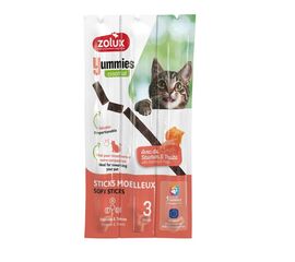 ZOLUX YUMMIES SALMON WITH TROUT - CAT TREATS - 3X5G