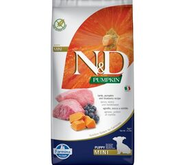 FARMINA N&D GF PUMPKIN LAMB&BLUEBERRY PUPPY 7KG