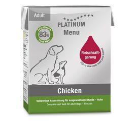 PLATINUM MENU ADULT CHICKEN - WET DOG FOOD - 375G