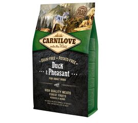 CARNILOVE ADULT DUCK AND PHEASANT - DRY DOG FOOD - 4KG