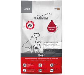 PLATINUM ADULT BEEF - SEMI-MOIST DOG FOOD - 15KG