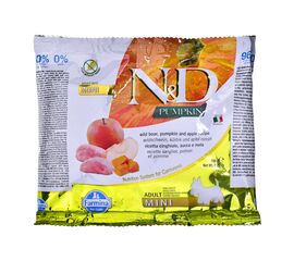 FARMINA N&D PUMPKIN BOAR&APPLE ADULT MINI 100G