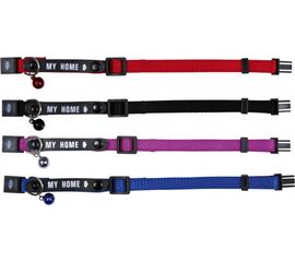 TRIXIE MY HOME TX-4180 CAT COLLAR WITH BELL AND ID CARD