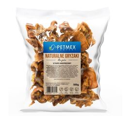 PETMEX PORK STRIPS DOG CHEW - 500G