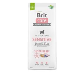 BRIT CARE DOG SUSTAINABLE SENSITIVE INSECT & FISH - DRY DOG FOOD - 12 KG