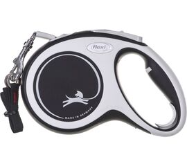 FLEXI NEW COMFORT M TAPE 5 M BLACK DOG RETRACTABLE LEAD