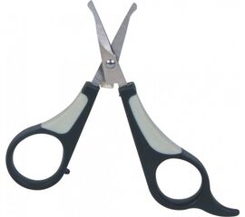 TRIXIE 2360 PET GROOMING SCISSORS BLACK, GREY, STAINLESS STEEL AMBIDEXTROUS UNIVERSAL