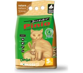 CERTECH CAT LITTER SUPER PINIO NATURAL 5 L - WOODEN CAT LITTER