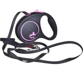 FLEXI BLACK DESIGN S 5 M DOG RETRACTABLE LEAD