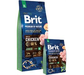 BRIT PREMIUM BY NATURE JUNIOR XL - DRY DOG FOOD - CHICKEN 15KG