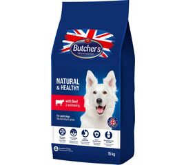 BUTCHER'S NATURAL&HEALTHY DRY DOG FOOD BEEF 15 KG