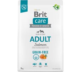 BRIT DRY FOOD FOR ADULT DOGS - BRIT CARE GRAIN-FREE ADULT SALMON - 3 KG