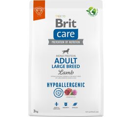 BRIT CARE HYPOALLERGENIC ADULT LARGE BREED LAMB - DRY DOG FOOD - 3 KG