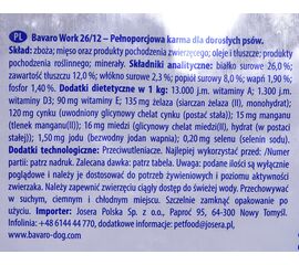 JOSERA BAVARO WORK ADULT 26/12 – 18KG 15 KG VEGETABLE