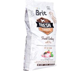BRIT FRESH TURKEY & PEA FIT & SLIM - DRY DOG FOOD TURKEY WITH PEA 12 KG